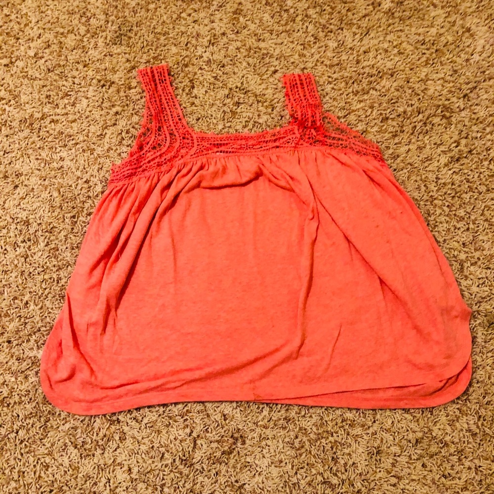 GAP Coral Lacey Top Oversized